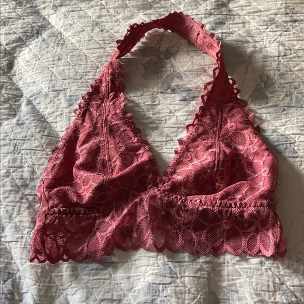 Pink bra